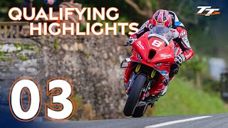 Qualifying 3  Highlights  2024 Isle of Man TT Races [upl. by Sidnal765]