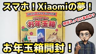 【お年玉箱 開封】SIMフリースマホ シャオミの夢！ Xiaomiスマホ ヨドバシカメラ 福袋 [upl. by Earahc]