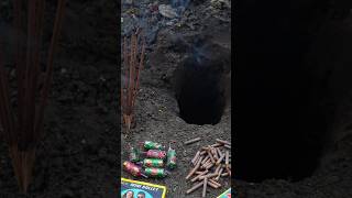 Different Types of Unique Crackers Testing in Hole with Agarbatti POV Bullet Bomb Bidi Bijli Bomb [upl. by Sremlahc873]