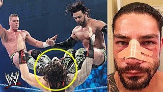 10 Shocking WWE Moves GONE WRONG On Live TV [upl. by Alarick]