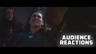 Loki Death Clip Avengers Infinity War Best Audience Reactions [upl. by Alel]