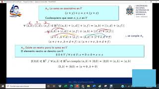 Espacios Vectoriales  Demostración 10 axiomas  Ejemplos [upl. by Atsuj712]