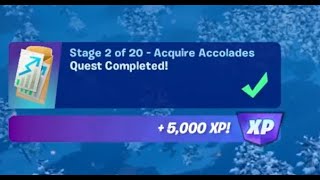 Fortnite  Acquire Accolades  Chapter 5 Season 2 [upl. by Enniroc]