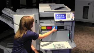 How to Change Toner on Your Samsung Color Copier [upl. by Ydnem465]