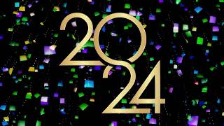 Happy New Year quot2024quot Screensaver  Happy New Year Screensaver  New Year Celebration Screensaver [upl. by Rikki]