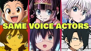 Hunter x Hunter All Characters Japanese Dub Voice Actors Seiyuu Same Anime Characters [upl. by Kentiggerma397]