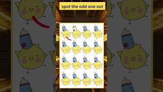 Find the ODD One Out  Emoji Quiz  Easy Medium Hard spotthedifference emojigame [upl. by Rialc]