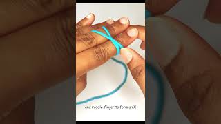 How to make a magic circle crochet Magic Ring Magic Loop Stepbystep instructions for beginners [upl. by Okwu]