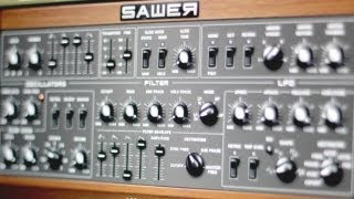 Sawer  Analog Modelling Synthesizer [upl. by Naletak822]