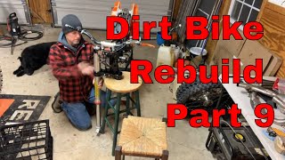 Dirt Bike Teardown and Rebuild Part 9  Reinstalling the front forks [upl. by Susette]