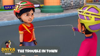 The Trouble in Town  शिवा  Full Episode 89  Funny Action Cartoon  Shiva TV Show 2024 Hindi [upl. by Nawek]