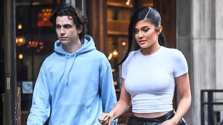 Kylie Jenner and Timothée Chalamet Make Rare Outing in NYC for Date Night [upl. by Ydok]