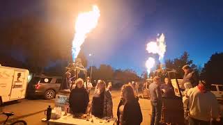 Hot Air Balloon Candle Sticking with Smores at the 35th Arkansas Valley Balloon Fest in Rocky Ford [upl. by Desdamonna]