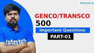 GENCO TRANSCO 500 Important Questions With Explanations Part01  tsgenco tstransco genco [upl. by Tsui62]