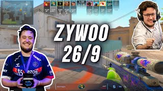 CS2 POV  ZywOo 269  Faceit Ranked Dust 2 [upl. by Naellij]