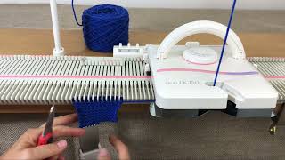 Automatic eWrap Caston LK 150 Knitting Machine [upl. by Ziom]