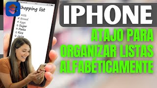 ATAJO en tu iPhone para organizar listas de forma alfabética [upl. by Crudden]