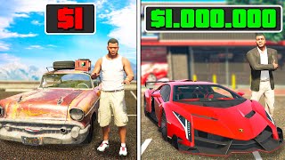 Fabricando AUTOS de 1 a 1000000 en GTA 5 [upl. by Yrrem413]