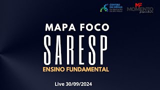 Mapa Foco SARESP do Ensino Fundamental ‐ Live CMSP 30092024 [upl. by Brezin]