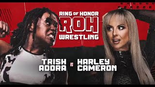 Harley Cameron vs Trish Adora ROH HonorClub Jun 13 2024 Full Match [upl. by Sallyann]