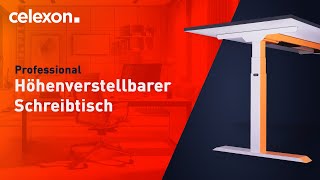 celexon elektrisch höhenverstellbarer Schreibtisch Professional Teaser [upl. by Karlan]