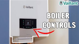 Vaillant ecoTec Plus 836 Combi controls amp features [upl. by Narhet]