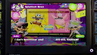 Splatoon  Splattack but it has the Spongebob SquarePants SuperSponge Soundfont [upl. by Pengelly]