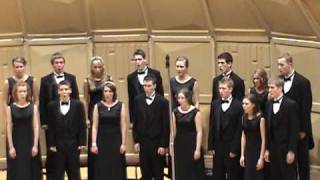 Illiana Chamber Singers quotGreensleevesquot  Bob Chilcott arr [upl. by Akcebar310]