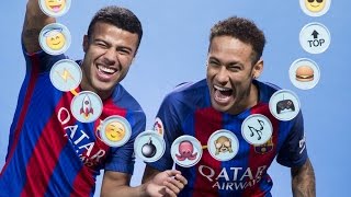 BARÇA EMOJIS Neymar Jr amp Rafinha [upl. by Regazzi]