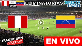 EN VIVO 🔴 Perú vs Venezuela hoy donde ver y a que hora Eliminatorias ✅ Venezuela vs Peru resumen [upl. by Anneehs692]