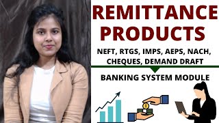 Remittance Products In Banking [upl. by Loesceke]