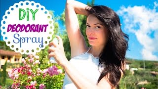 Homemade Deodorant Recipe DIY Natural Deodorant Spray with Aloe Vera [upl. by Xilef]