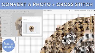 How to Easily Convert a Photo into a Cross Stitch Pattern [upl. by Clarkson]