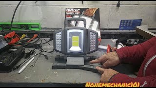 Bell  Howell Bionic Rechargeable Work Light 750 Super Bright Lumens Review [upl. by Aenat]