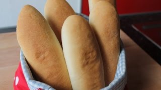 Hot Dog Brötchen Selber Machen Rezept  Homemade Hot Dog Buns Recipe  ENG SUBS [upl. by Attena]