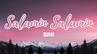 BINI  Salamin Salamin Lyrics [upl. by Andreas]