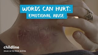 Words Can Hurt  Emotional Abuse  Childline [upl. by Atrice]