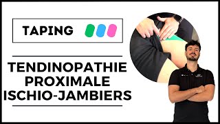 TAPING pour une TENDINOPATHIE PROXIMALE de ISCHIOJAMBIERS [upl. by Asenab]