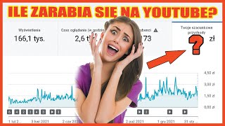 Ile zarabia się na yt Ile youtube płaci za wyświetlenia Pokazuje faktyczne zarobki yt [upl. by Ahseila]