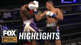 Morrell Jr dominates Allen to win Interim WBA Super Middleweight Title  HIGHLIGHTS  PBC ON FOX [upl. by Kiryt]