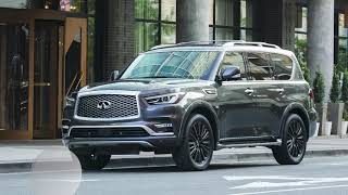 2022 INFINITI QX80  Front and Rear Sonar [upl. by Atiekahs275]