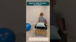 Epley Maneuver Right Ear BPPV Vertigo Exercises 🫨 vestibular dizzy vertigo bppv shorts [upl. by Alexia]