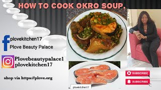 HOW TO COOK HEALTHY OKRA SOUP [upl. by Nirehtak110]