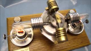 Twin Cylinder Stirling Engine [upl. by Anaiviv]