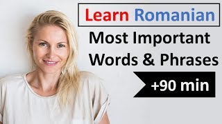 Romanian Most Common Vocabulary  600 Words  Easy conversation [upl. by Enihsnus]