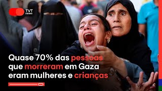 Quase 70 das pessoas que morreram na Faixa de Gaza eram mulheres e crianças [upl. by Portland55]