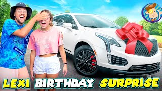 Lexis DREAM CAR Happy 16th Birthday FV Family HUGE Surprise Vlog [upl. by Witte961]