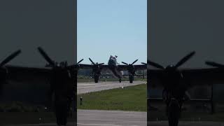 WWIIera Lancaster Bomber returns home [upl. by Aissela425]