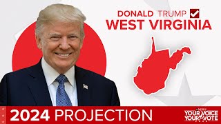 2024 Election Donald Trump projected to win West Virginia [upl. by Parshall635]