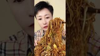 《Mukbang 》stir fry noodle Miao [upl. by Akcemat997]